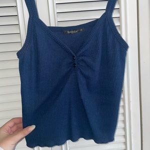 Blue Crop top WADOS